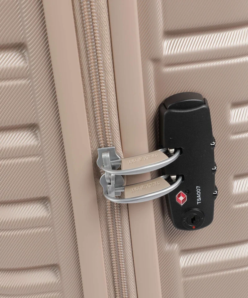 American Tourister Flashline Maleta con 4 ruedas ivory gold