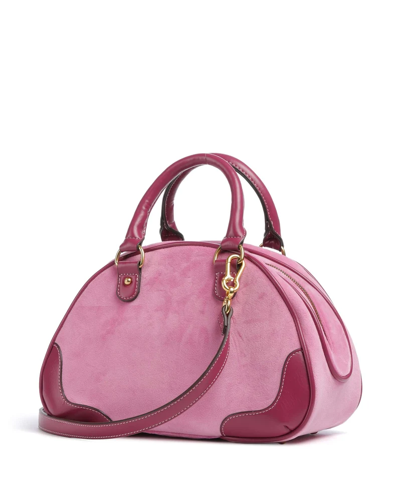 Juicy Couture Twig Narrative Velvet Bolso de mano super pink
