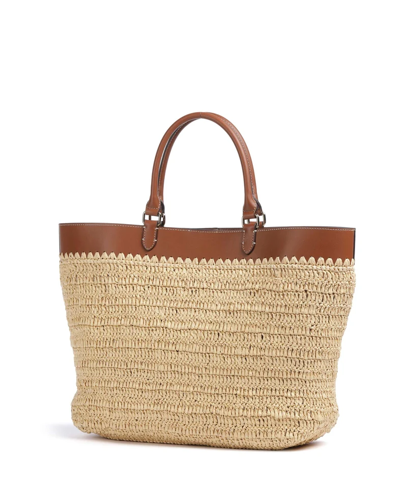Lauren Ralph Lauren Kyla Large Bolso de mano natural/lauren tan