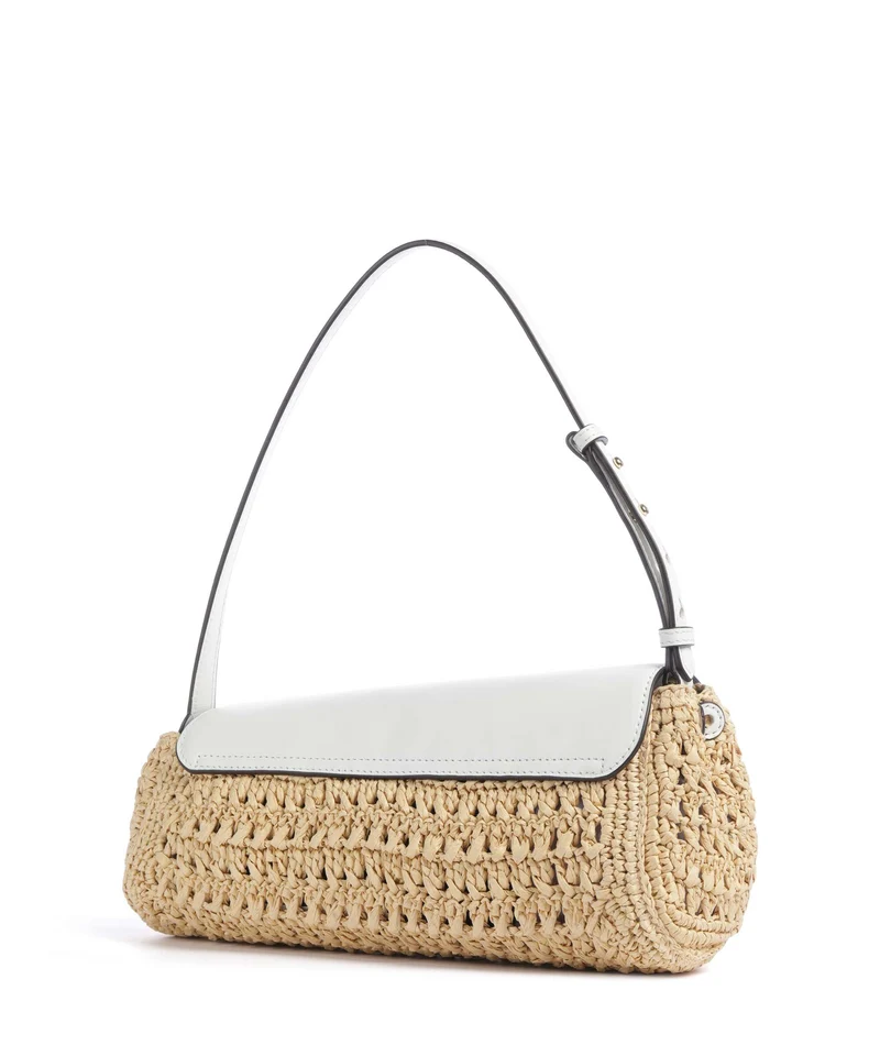 Lauren Ralph Lauren Tasha Medium Bolso de hombro natural/white