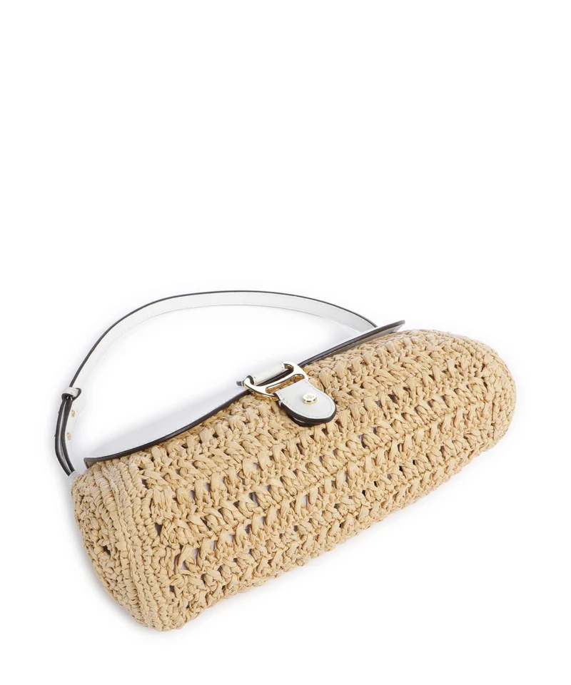 Lauren Ralph Lauren Tasha Medium Bolso de hombro natural/white