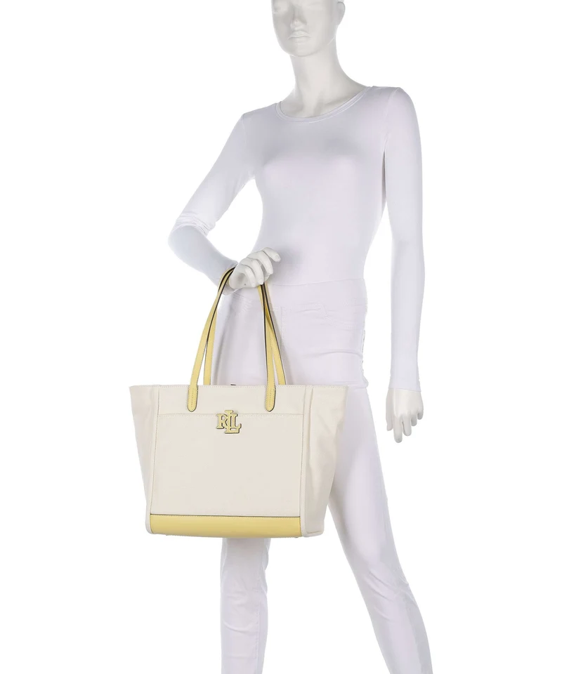 Lauren Ralph Lauren Cameryn Large Bolsa shopping natural/lemon sorbet