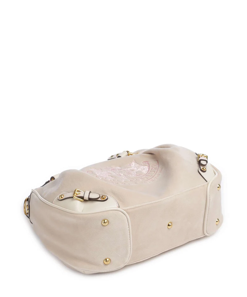 Juicy Couture Twig Narrative Velvet M Bolso de hobo marshmallow