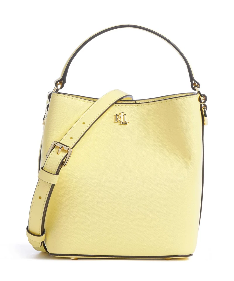 Lauren Ralph Lauren Reese Small Bucket bolso de mano lemon sorbet