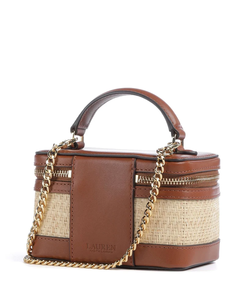 Lauren Ralph Lauren Hallee Small Bandolera natural/lauren tan