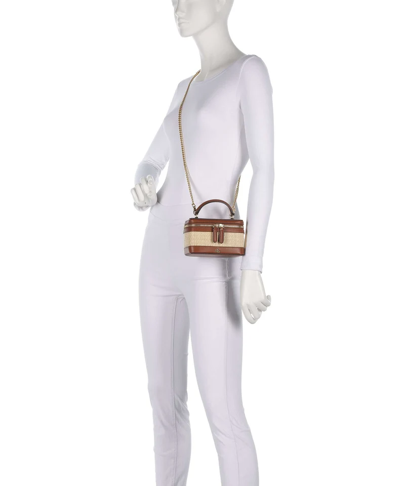 Lauren Ralph Lauren Hallee Small Bandolera natural/lauren tan