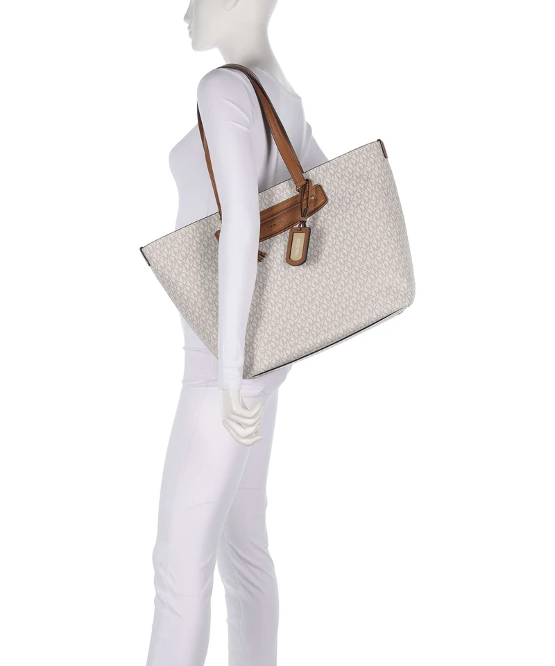 Michael Kors Jet Set Travel XL Bolsa shopping vanilla/acrn