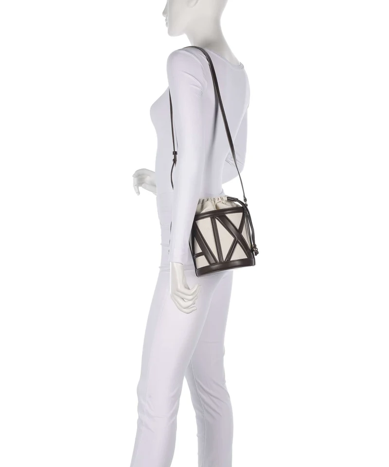 Armani Exchange Marisol Bucket bolso de mano natural/dusk shade
