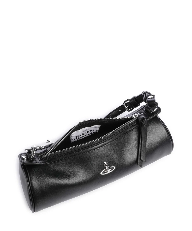 Vivienne Westwood Cindy Cylinder Smooth Bolso de hombro black