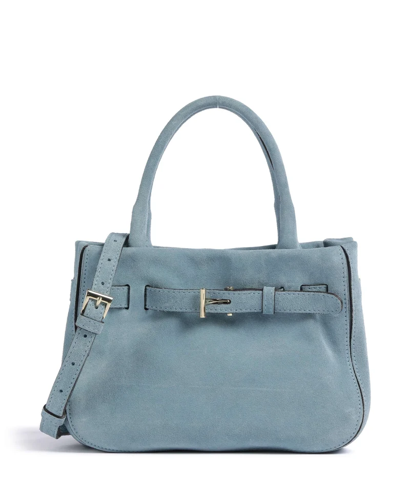 Abro Suede Jill Bolso de mano sapphire