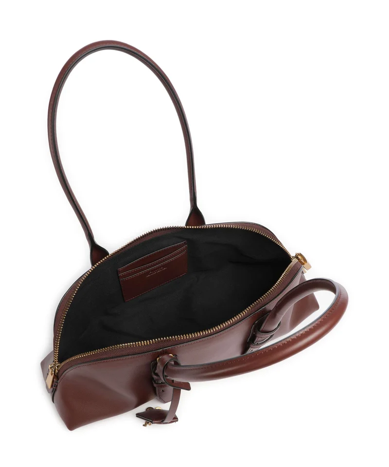 Pinko Bowling Horizontal Big Bolso de mano burgundy wine/antique gold