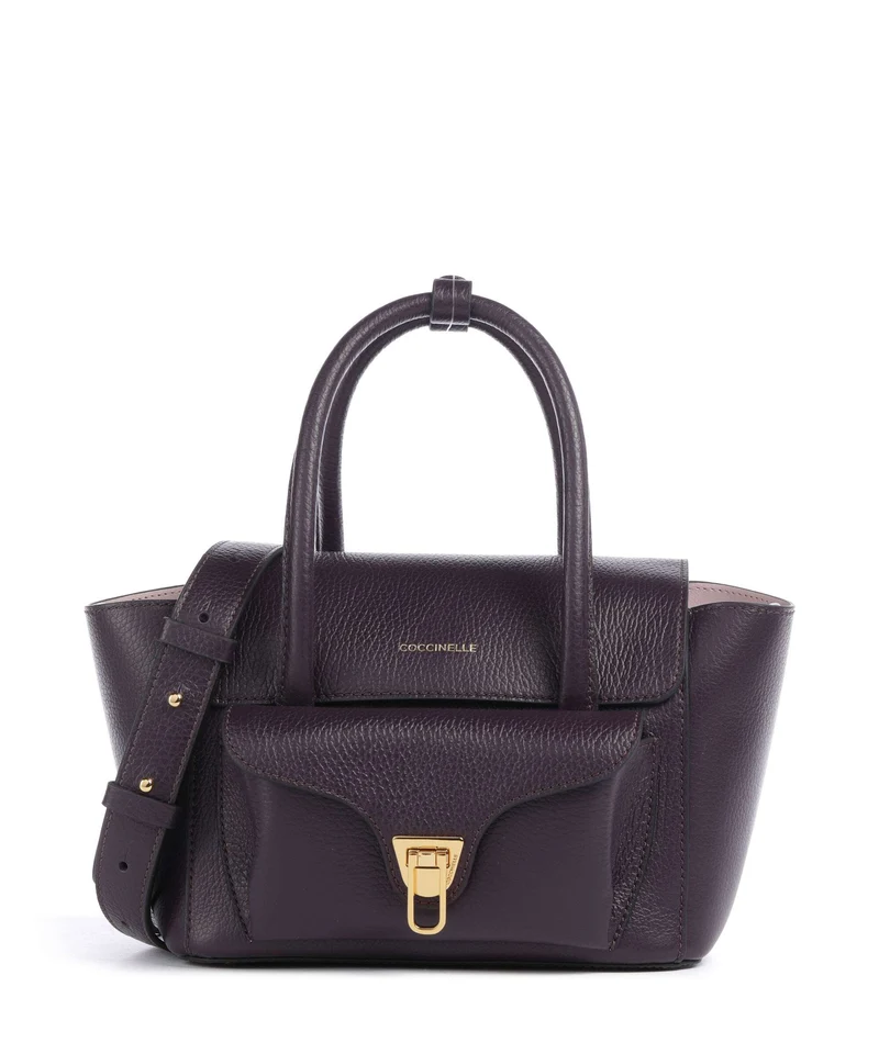 Coccinelle Beat Double Bolso de mano prune
