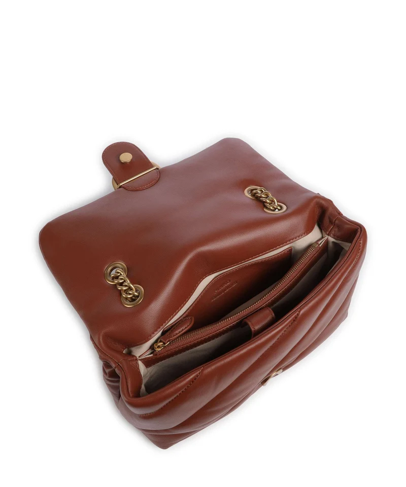 Pinko Love Puff Classic Bolso de hombro arabo/antique gold