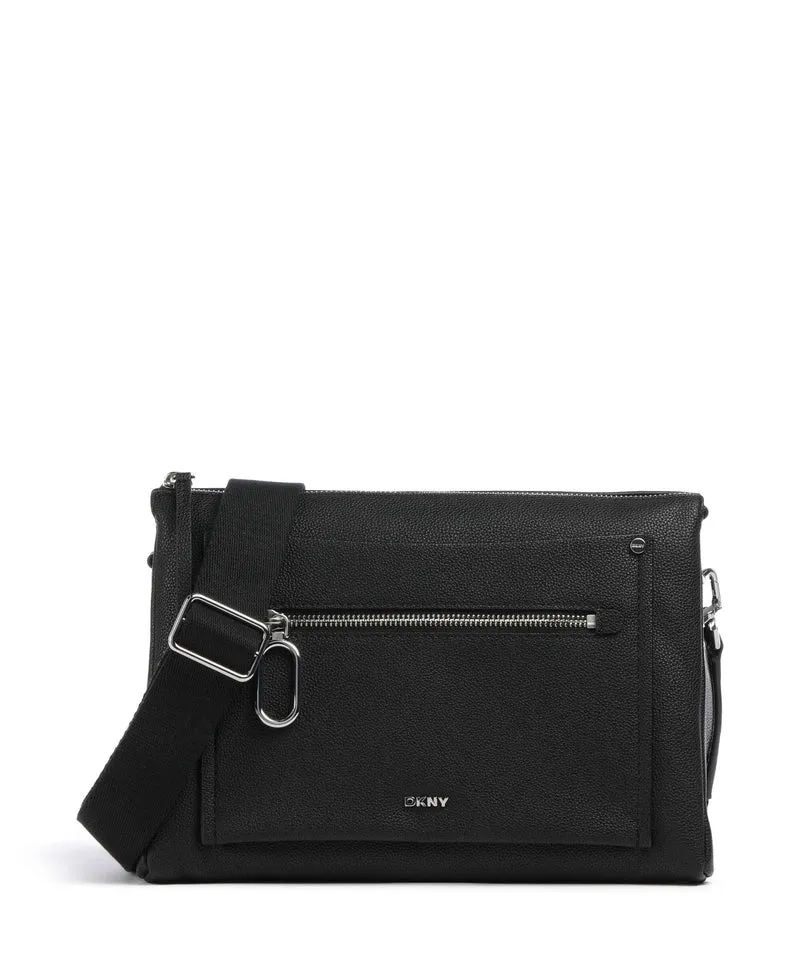 DKNY Nala Bandolera black/silver