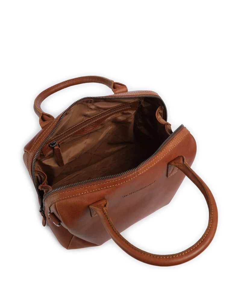 The Chesterfield Brand Wax Pull Up Cow Langton Bolso de mano cognac