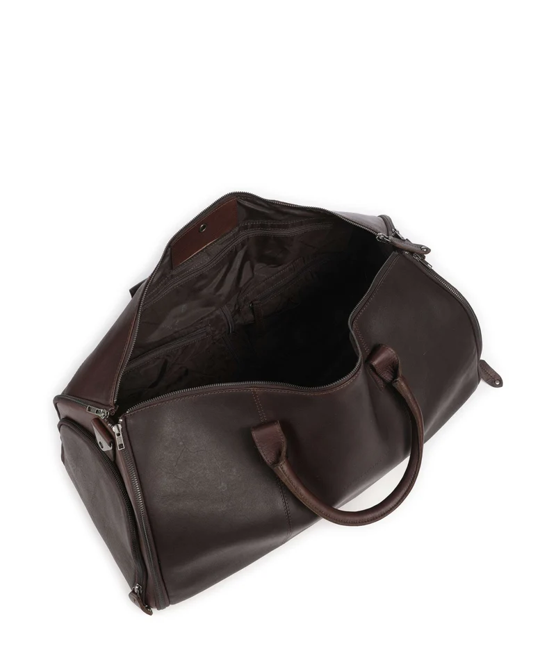 The Chesterfield Brand Wax Pull Up Cow Finlay Bolsa de fin de semana brown