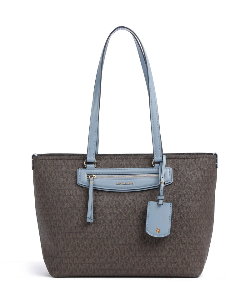 Michael Kors Jet Set Travel Medium Bolsa shopping chambray