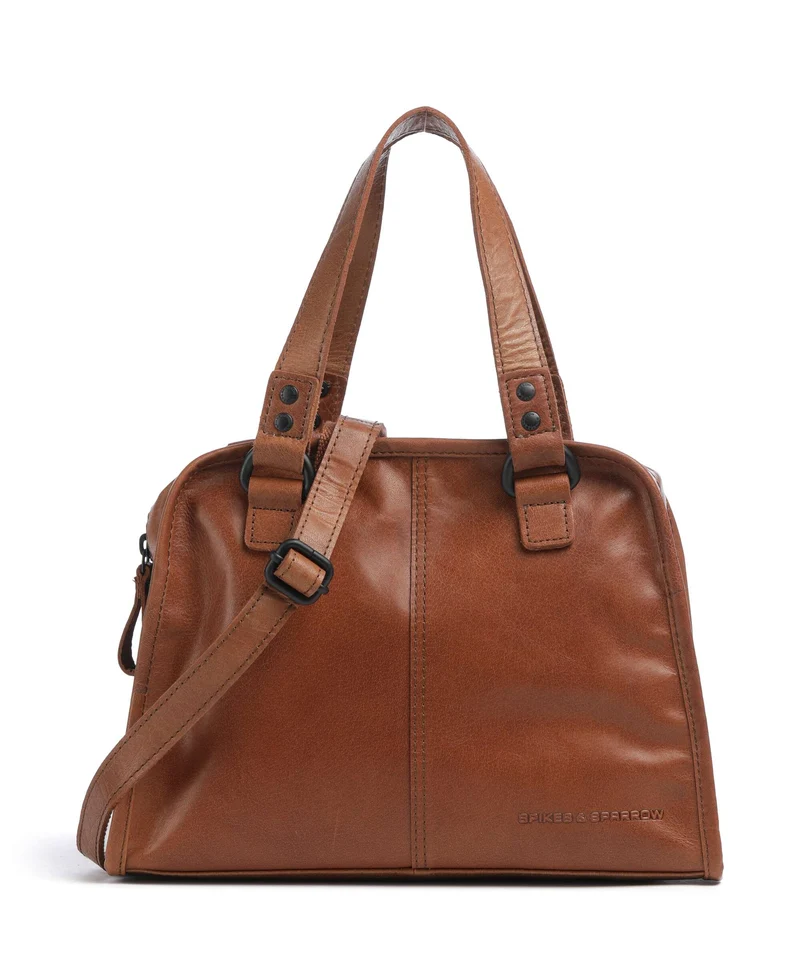 Spikes & Sparrow Bronco Danine Bolso de mano brandy