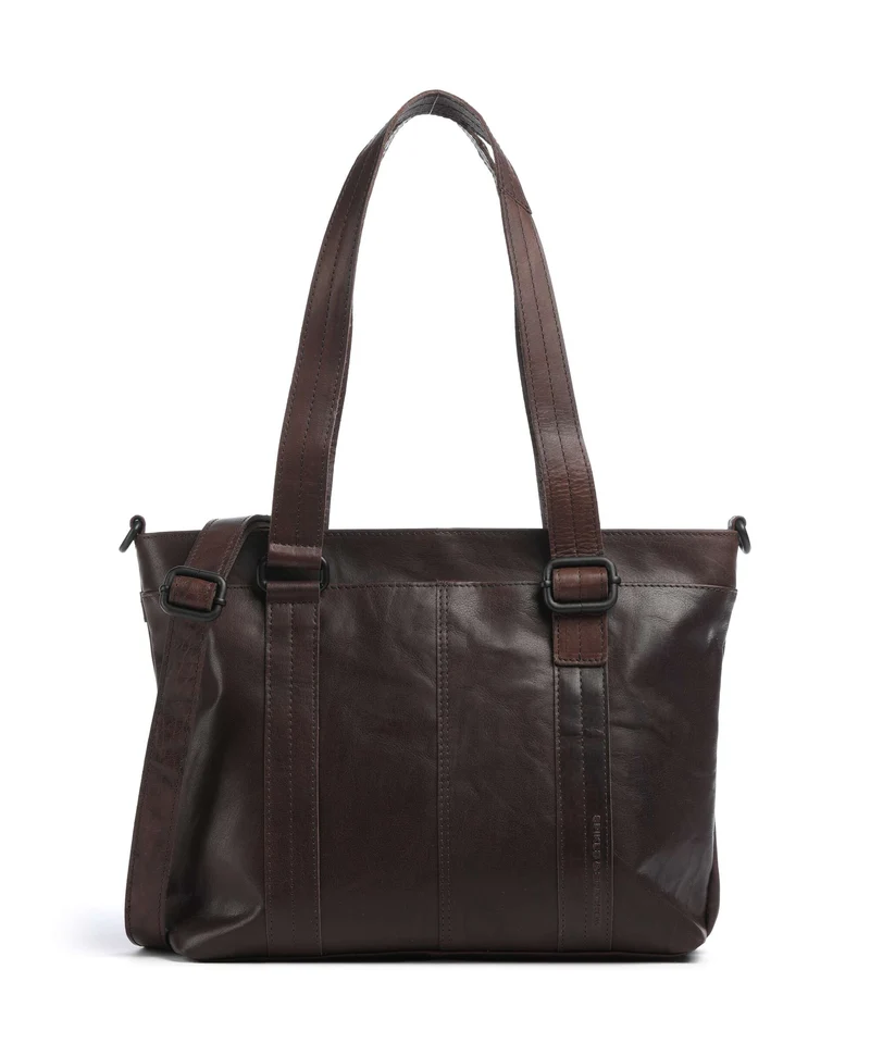 Spikes & Sparrow Bronco Alexis Bolsa shopping dark brown