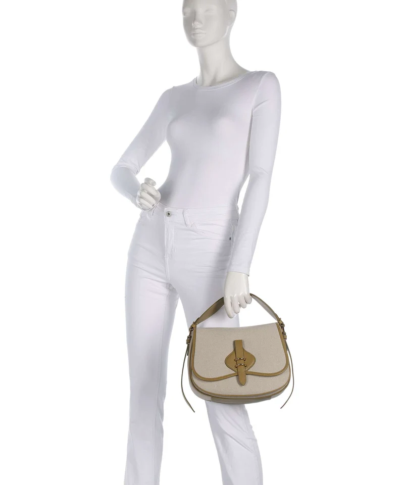 Coccinelle Mavery Canvas Bolso de mano natural/seagrass