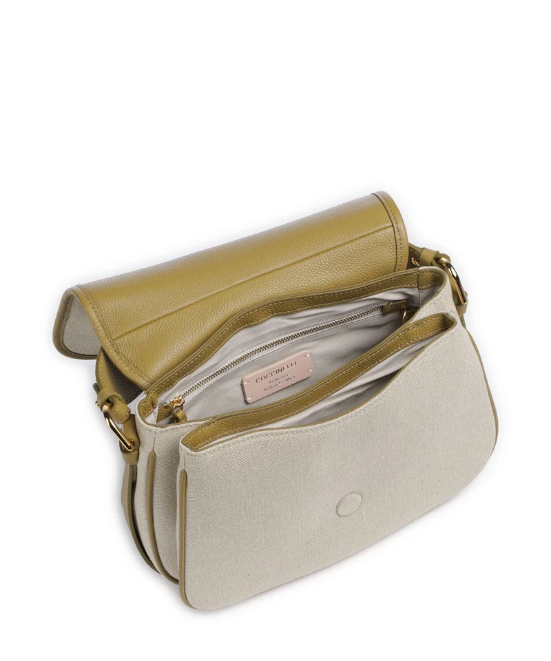 Coccinelle Mavery Canvas Bolso de mano natural/seagrass