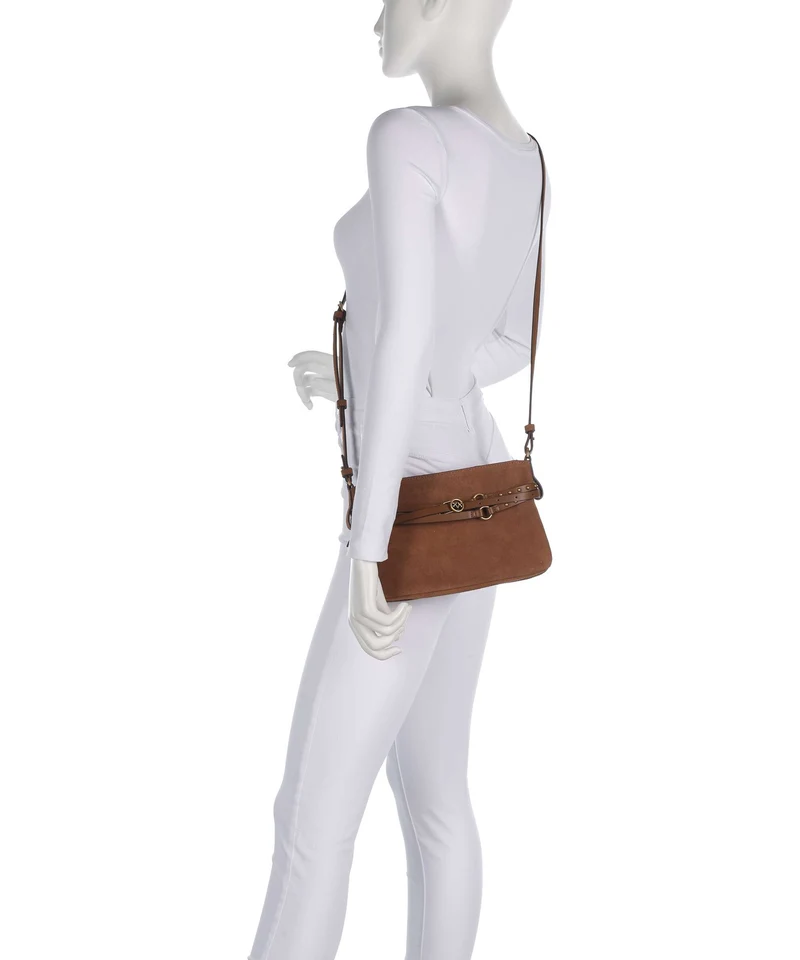Pinko Belt Mini Bolso de hombro marrone/leone/antique gold
