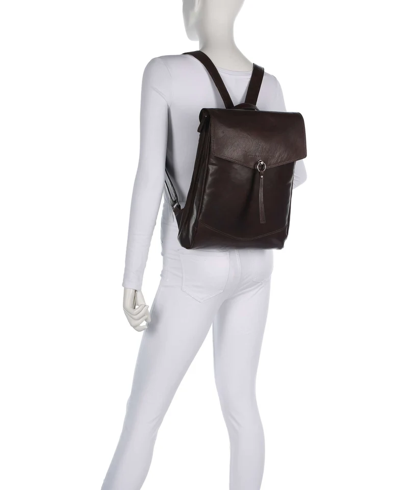 Spikes & Sparrow Bronco Marlotte Mochila para portátil dark brown