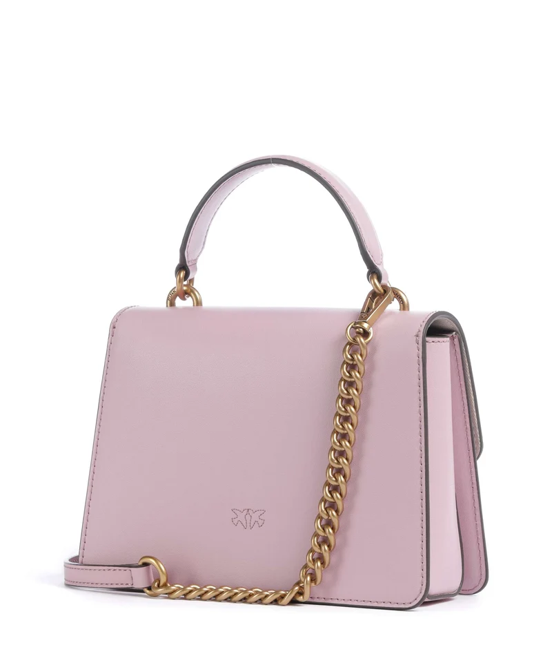 Pinko Love One Mini Bolso de mano rosa chiaro/antique gold
