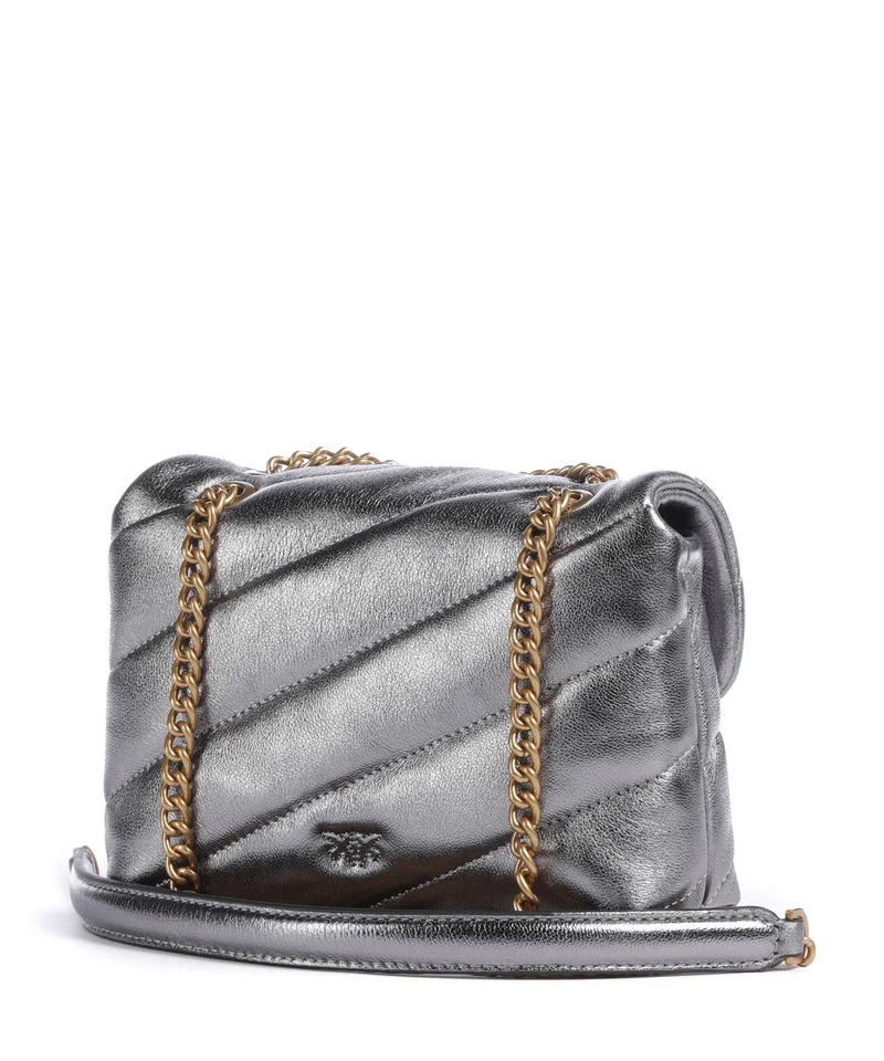Pinko Love Puff Baby Bolso de hombro antracite/antique gold