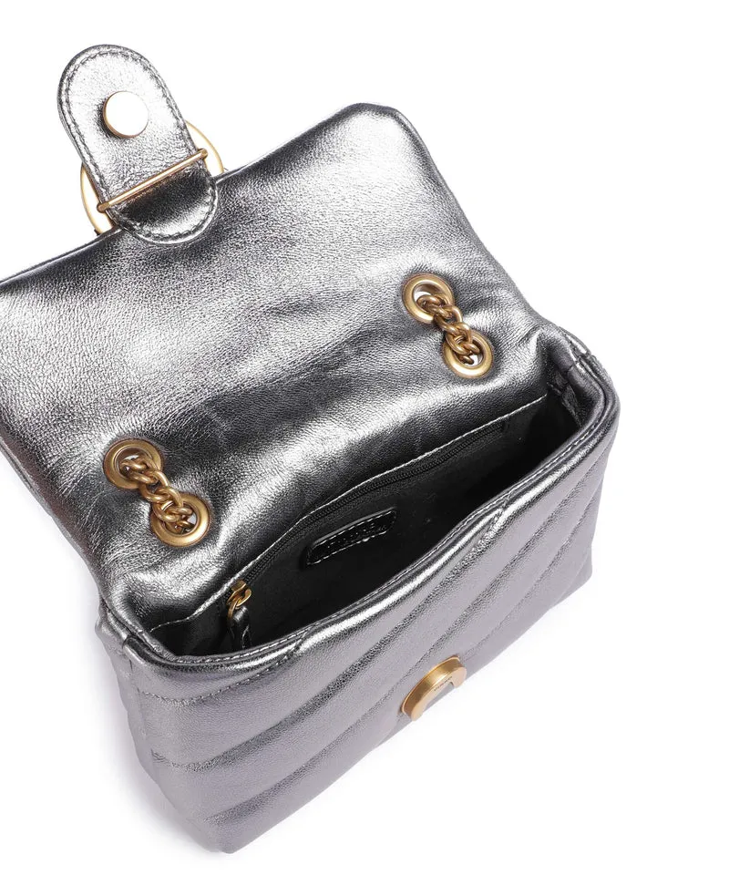 Pinko Love Puff Baby Bolso de hombro antracite/antique gold