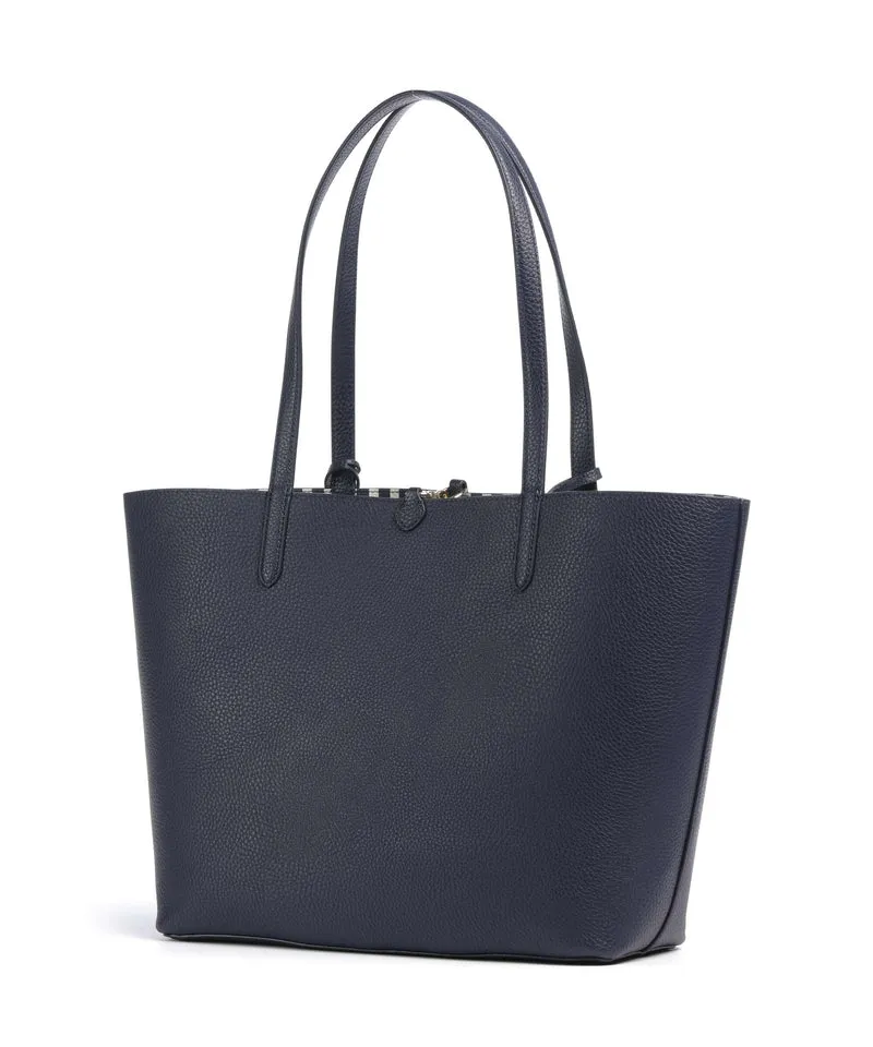 Lauren Ralph Lauren Medium Bolsa shopping refined navy/skinny stripe