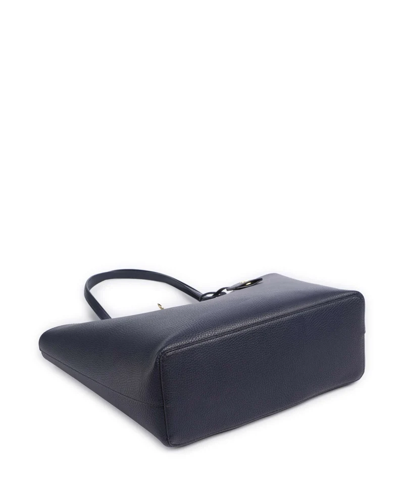 Lauren Ralph Lauren Medium Bolsa shopping refined navy/skinny stripe