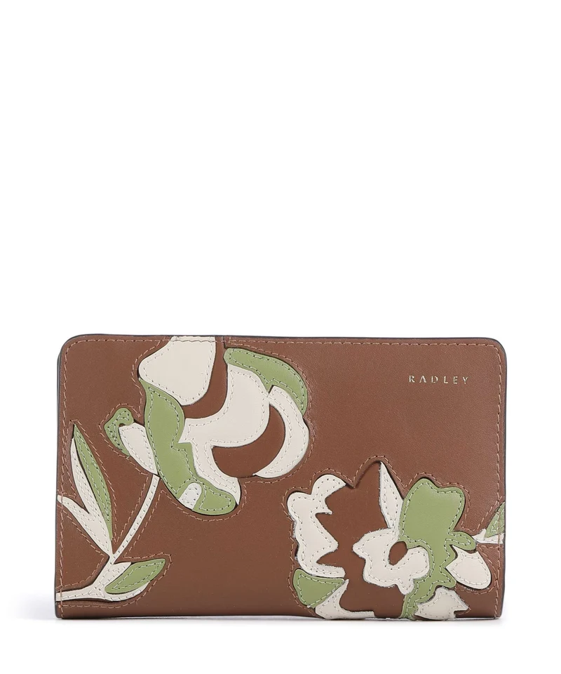 Radley London Floral Monedero cognac