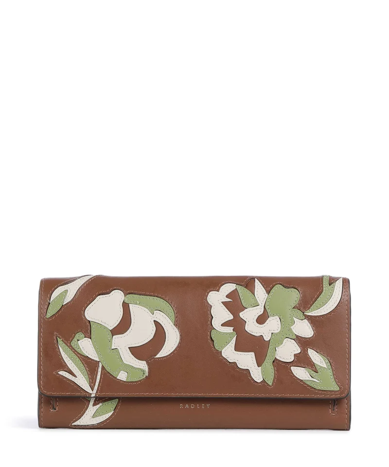 Radley London Floral Monedero cognac