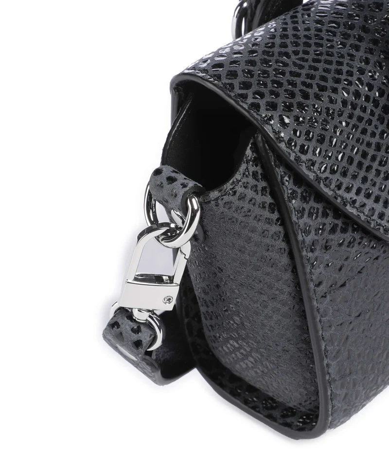 Vivienne Westwood Bettina Snake Effect Mini Bolso de mano dark grey