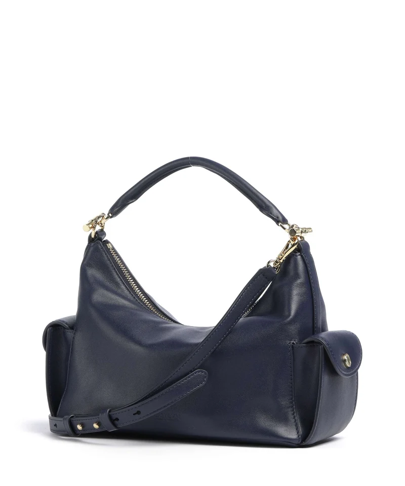 Lauren Ralph Lauren Blaike Small Bolso de hombro refined navy