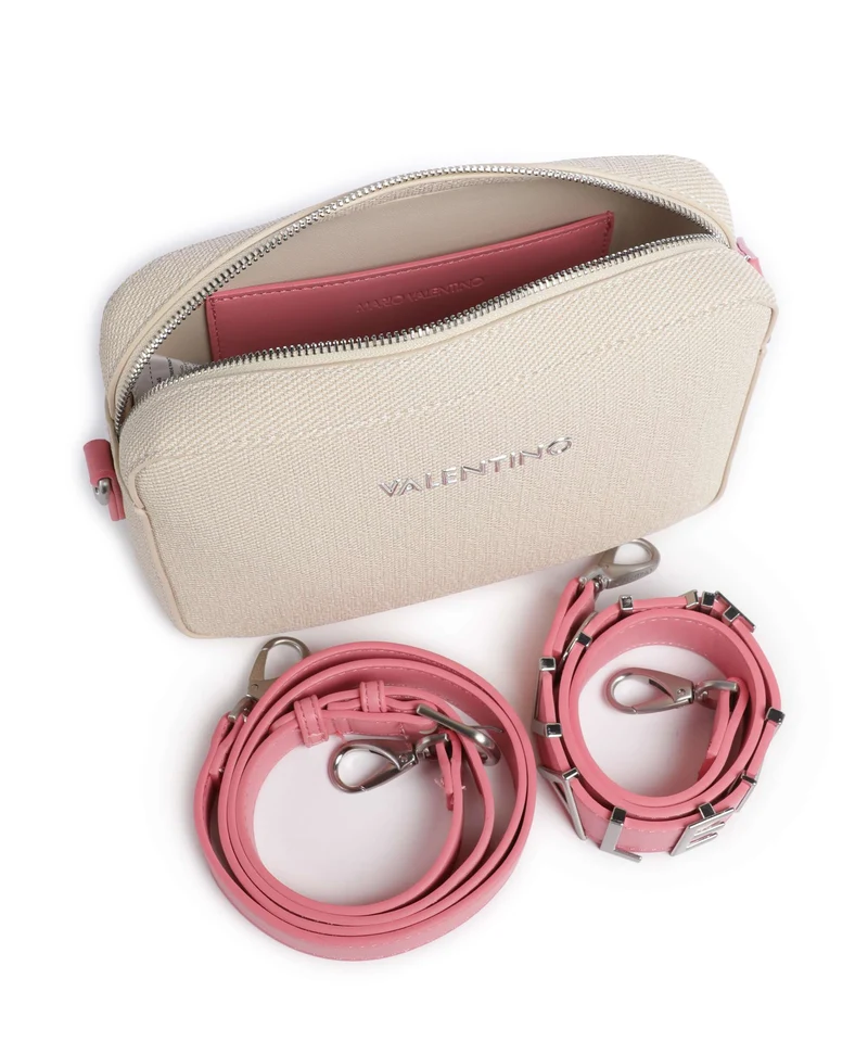 Valentino Bags Alexia Summer Bandolera naturale/rosa