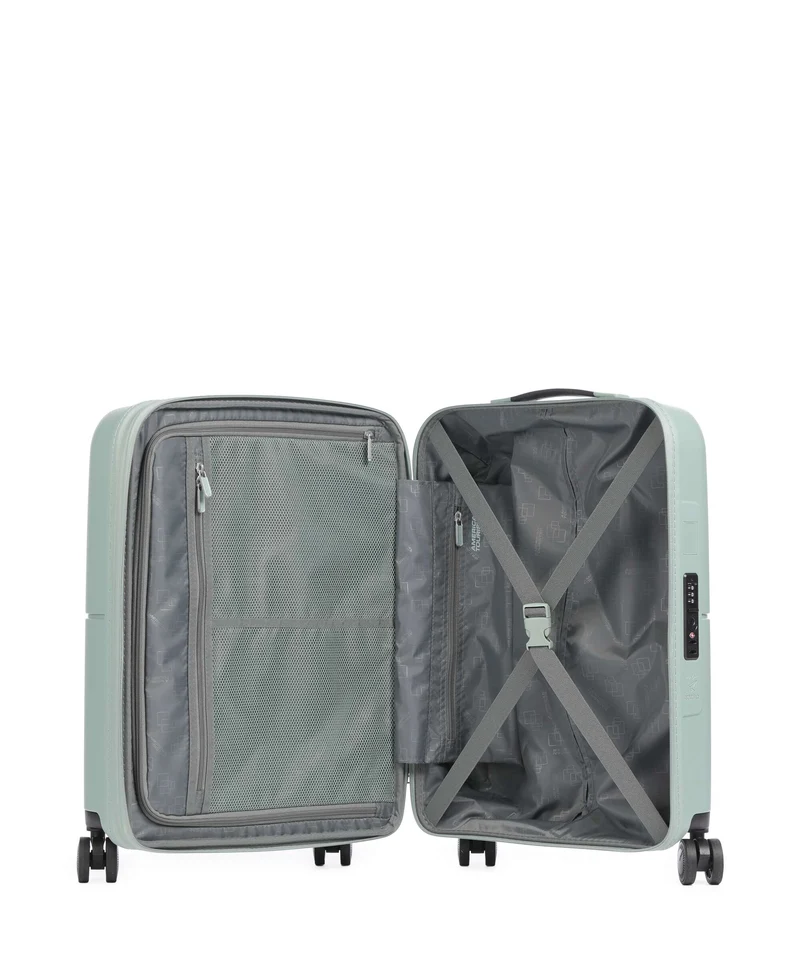American Tourister Dashpop Maleta con 4 ruedas iceberg green