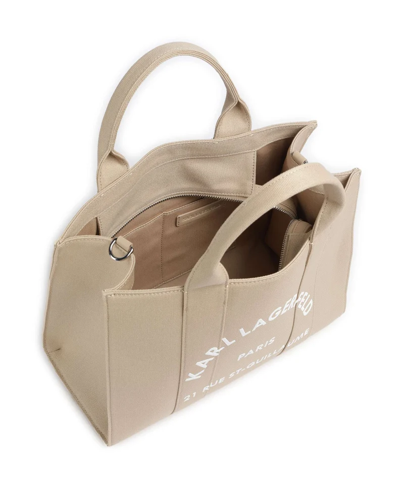 Karl Lagerfeld K/Rue St Guillaume Medium Bolso de mano safari