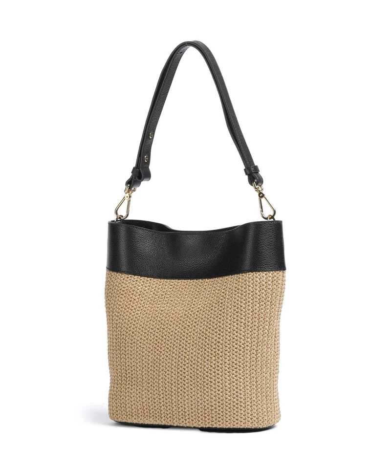 Coccinelle Nikla Bucket bolso de mano natural/noir