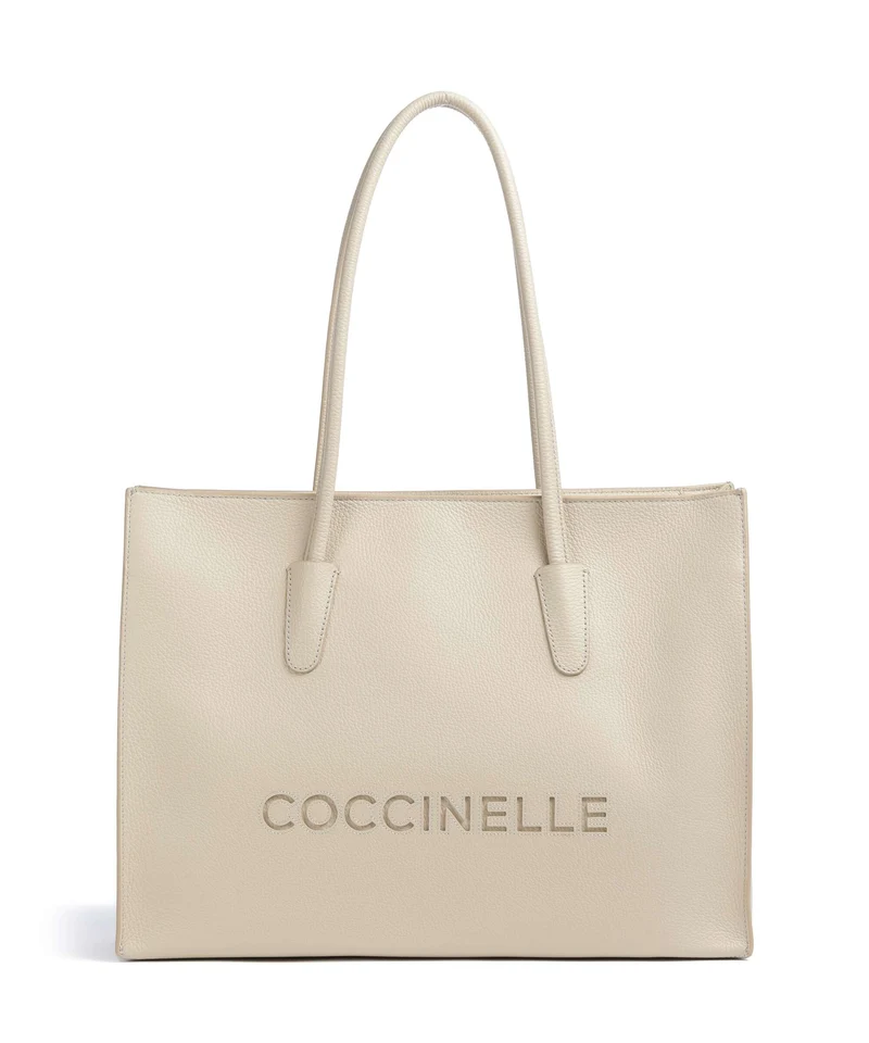 Coccinelle Myrtha Bolsa shopping sandshell