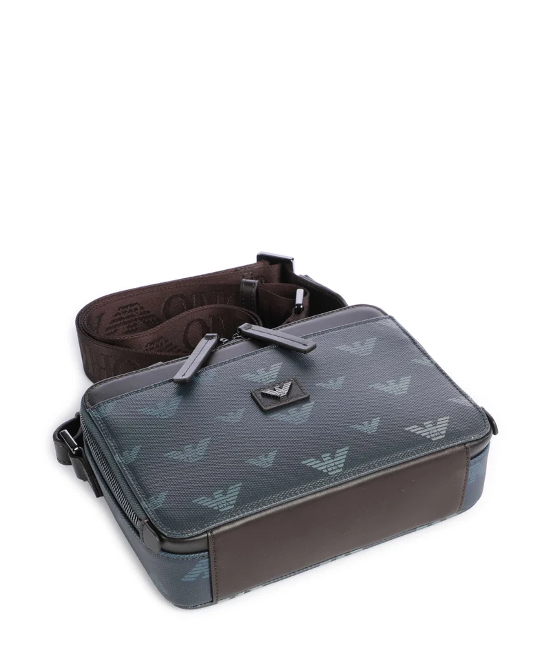 Emporio Armani Special Minorca Bandolera blu/eagle all over