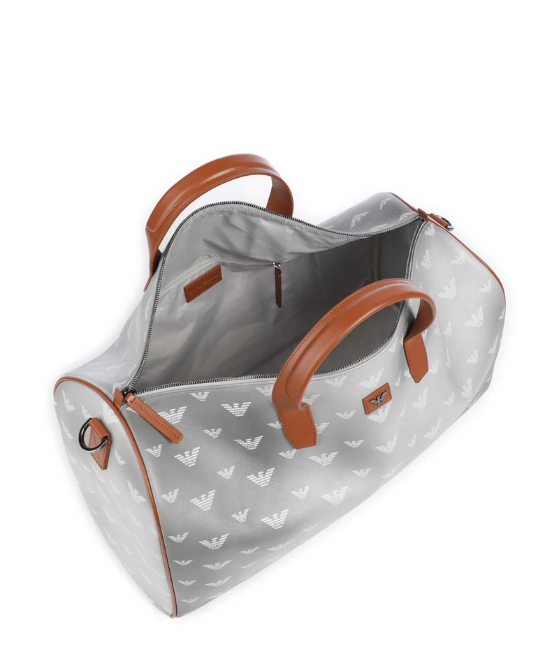 Emporio Armani Special Minorca Bolsa de fin de semana grey/eagle allover
