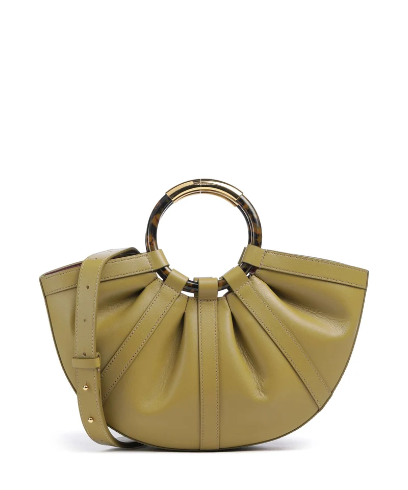 Coccinelle Shell Bolso de mano seagrass
