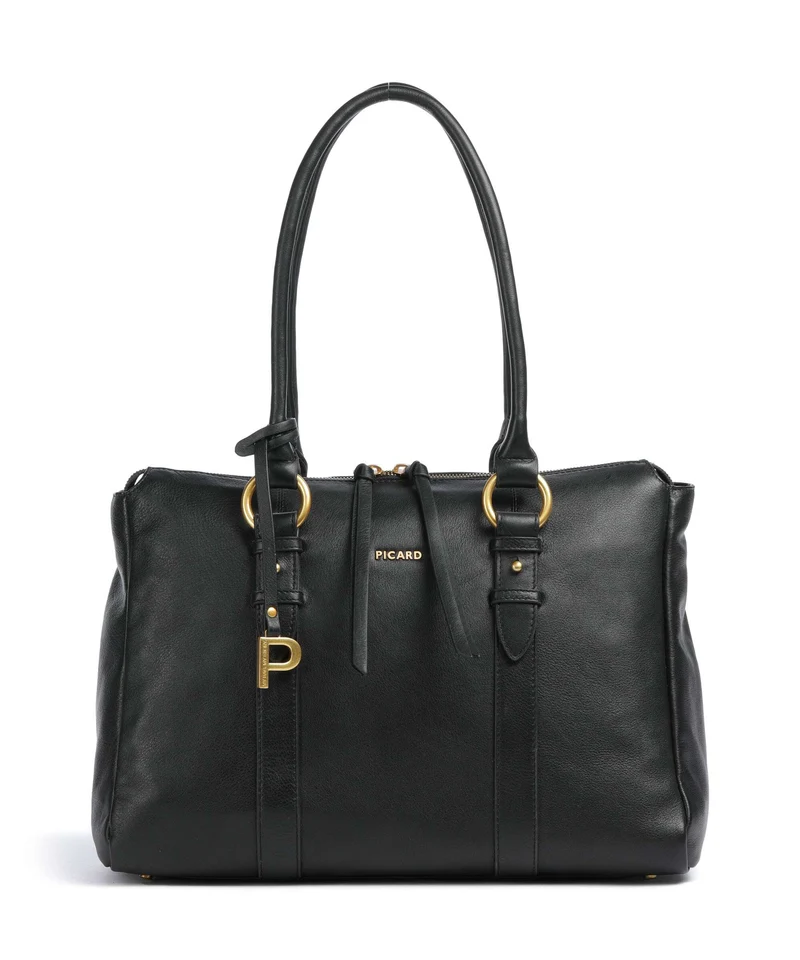 Picard Valesca Bolsa shopping schwarz