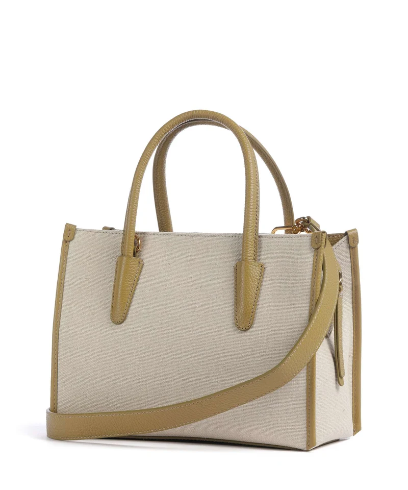 Coccinelle Myrtha Canvas Bolso de mano natural/seagrass