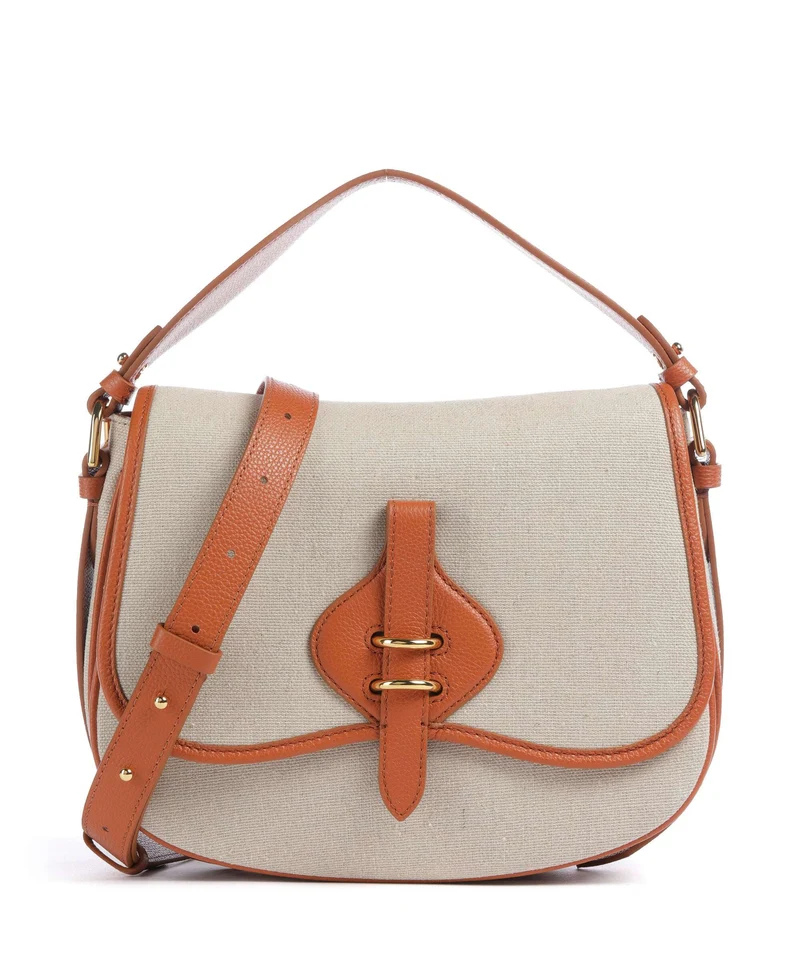 Coccinelle Mavery Canvas Bolso de mano natural/crab