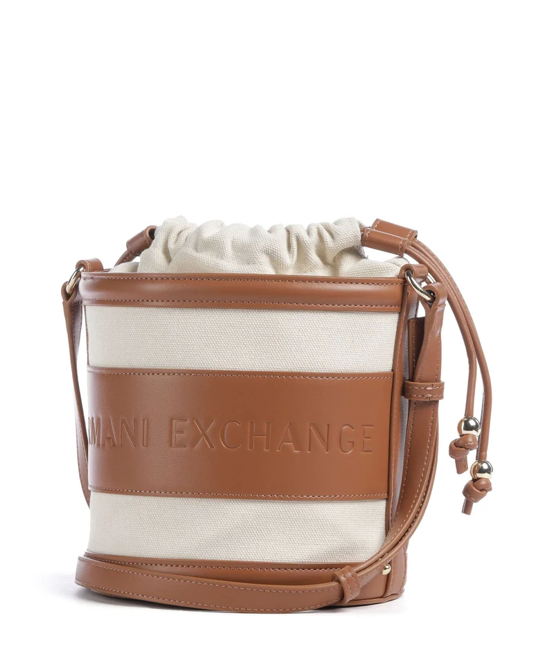 Armani Exchange Marisol Bucket bolso de mano natural/saline clay