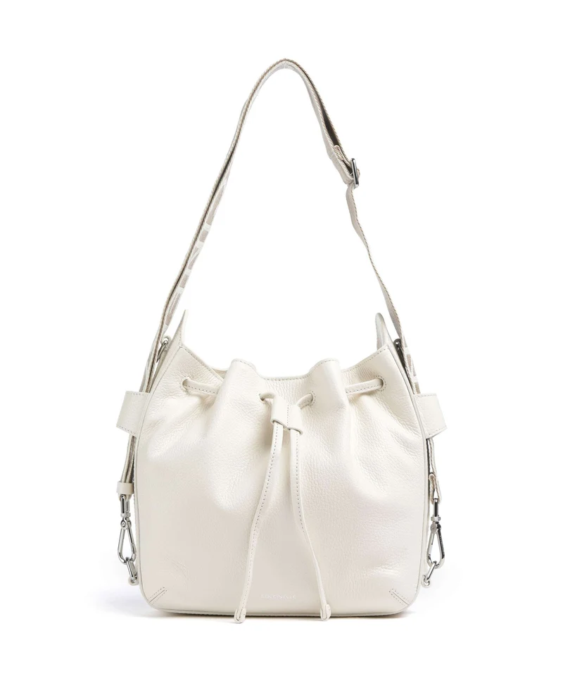 Coccinelle Gretel Ribbon Bucket bolso de mano pearl
