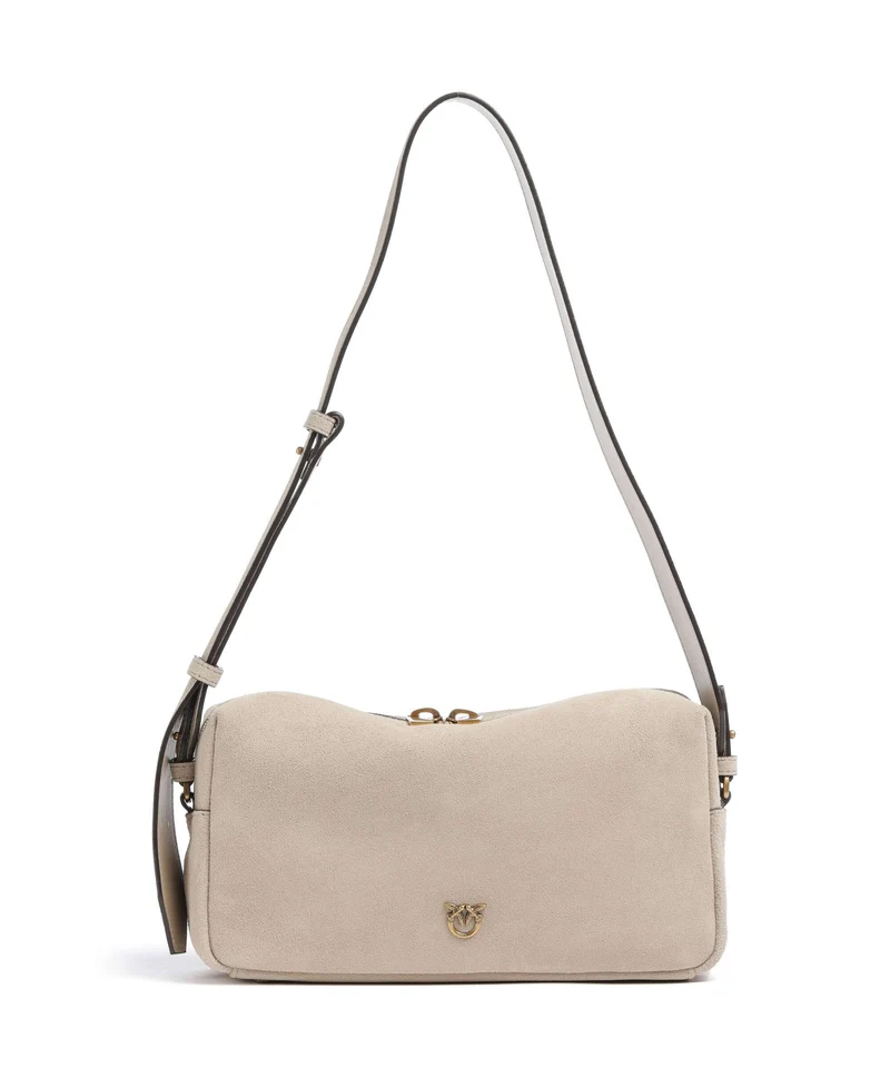 Pinko Bolso de hombro beige/grigio fumo/antique gold